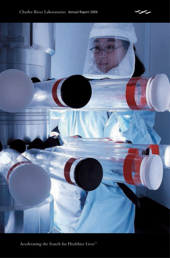 Vorschaubild Charles River Laboratories
 Jahresbericht 2004
