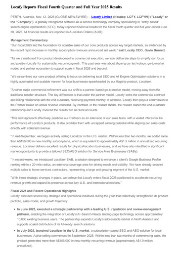 Thumbnail Locafy Financial Report 2025
