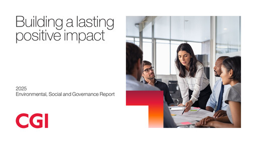 Thumbnail CGI ESG Report 2025
