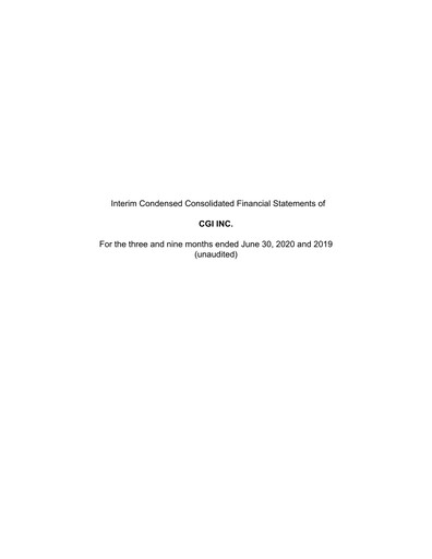 Thumbnail CGI Financial Statement 2020-q3