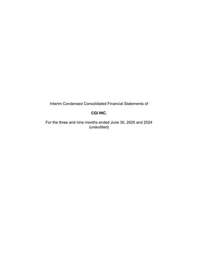Thumbnail CGI Financial Statement 2025-q3