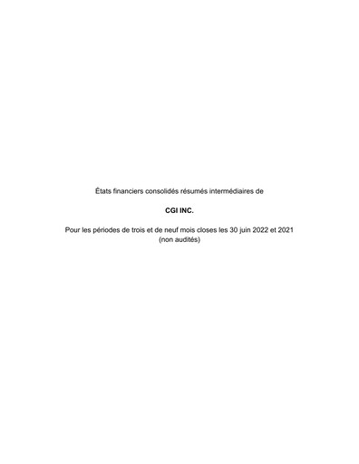 Miniature CGI Bilan financier 2022-q3