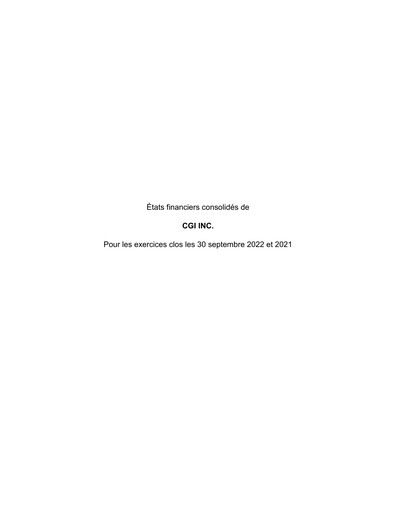 Miniature CGI Bilan financier fy2022