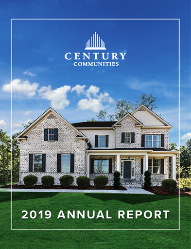 Miniature Century Communities
 Rapport annuel 2019