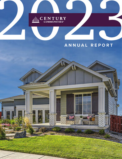 Miniature Century Communities
 Rapport annuel 2023