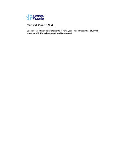 Thumbnail Central Puerto
 Financial Statement 2023