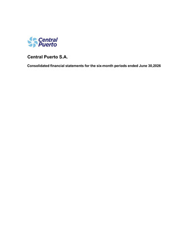 Vorschaubild Central Puerto
 Finanzmitteilung 2026-h1