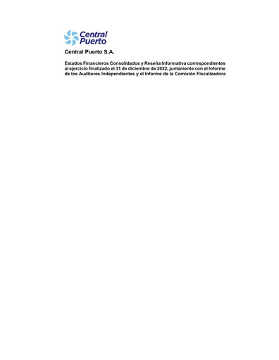 Thumbnail Central Puerto
 Financial Statement 2022