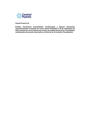 Thumbnail Central Puerto
 Financial Statement 2025-9m