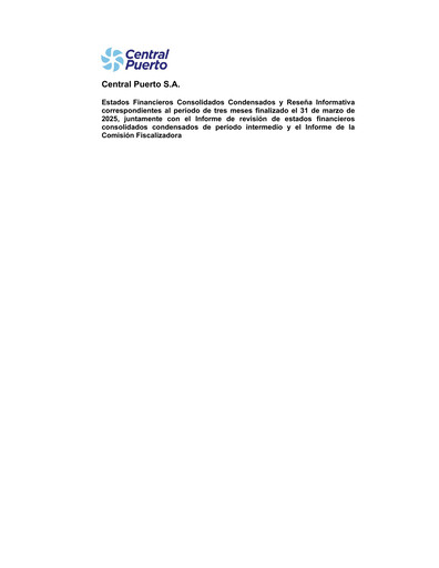 Thumbnail Central Puerto
 Financial Statement 2025-q1