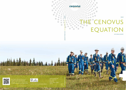 Thumbnail Cenovus Energy
 Annual Report 2010