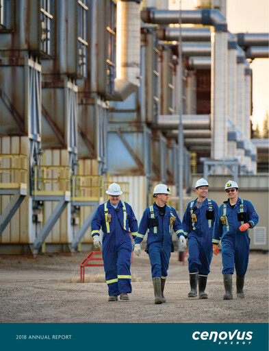 Thumbnail Cenovus Energy
 Annual Report 2018
