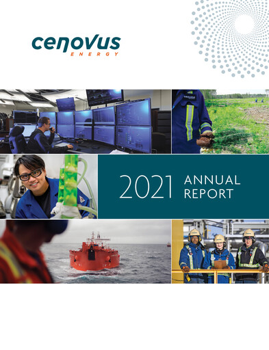 Thumbnail Cenovus Energy
 Annual Report 2021