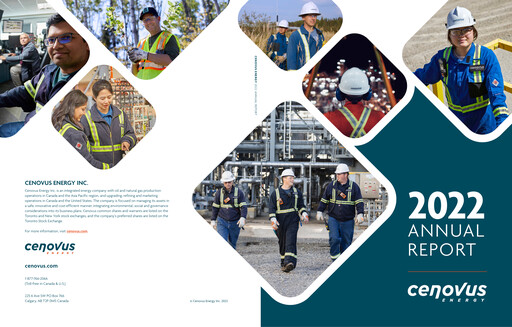 Thumbnail Cenovus Energy
 Annual Report 2022