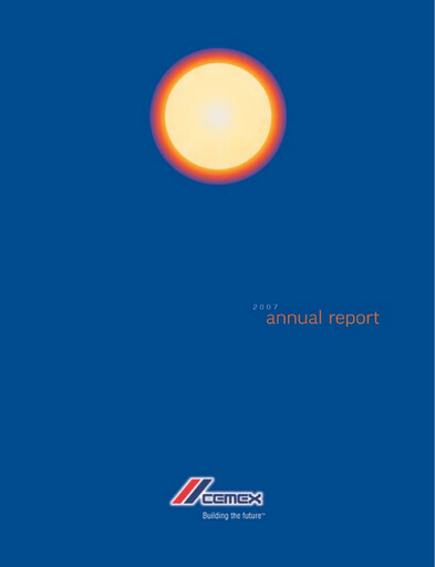 Thumbnail Cemex Annual Report 2007