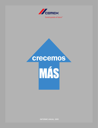 Miniature Cemex Rapport annuel 2005
