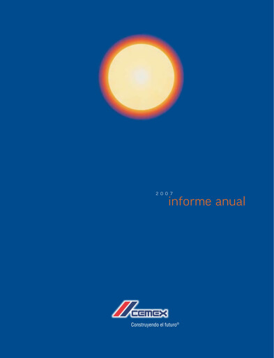 Miniature Cemex Rapport annuel 2007