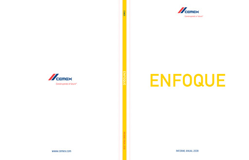 Miniature Cemex Rapport annuel 2008