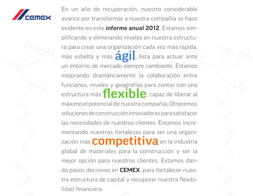 Miniature Cemex Rapport annuel 2012
