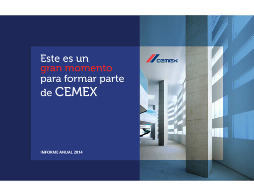 Miniature Cemex Rapport annuel 2014