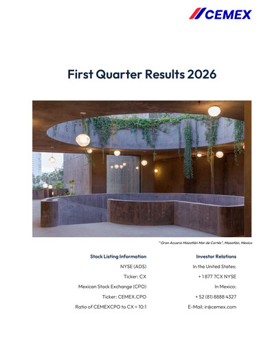 Vorschaubild Cemex Quartalsbericht 2026-q1