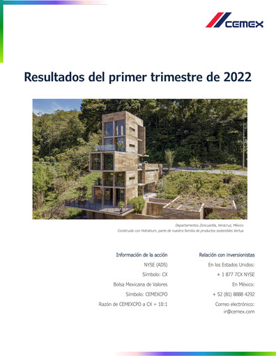 Thumbnail Cemex Quarterly Report 2022-q1