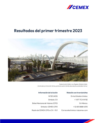 Thumbnail Cemex Quarterly Report 2023-q1