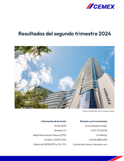 Thumbnail Cemex Quarterly Report 2024-q2