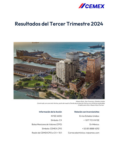 Thumbnail Cemex Quarterly Report 2024-q3