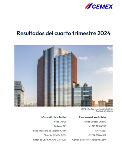 Thumbnail Cemex Quarterly Report 2024-q4