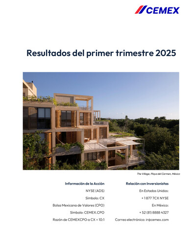 Thumbnail Cemex Quarterly Report 2025-q1