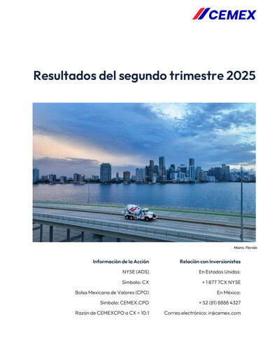 Thumbnail Cemex Quarterly Report 2025-q2