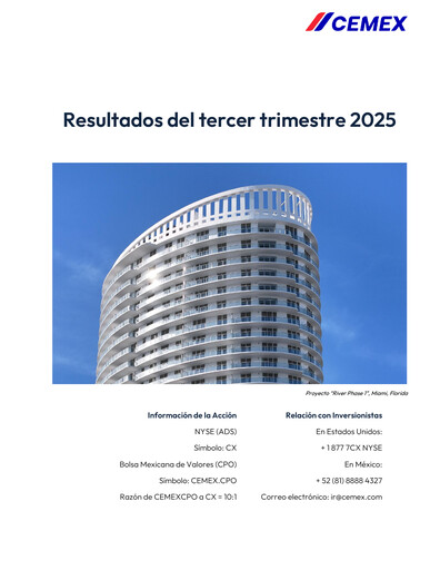 Thumbnail Cemex Quarterly Report 2025-q3