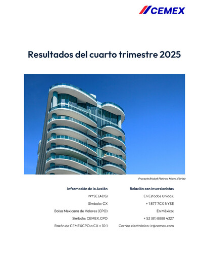Vorschaubild Cemex Quartalsbericht 2025-q4
