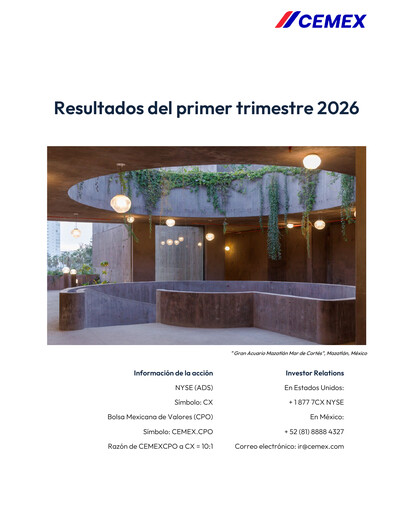 Vorschaubild Cemex Quartalsbericht 2026-q1