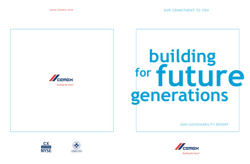Miniature Cemex Rapport de durabilité 2004