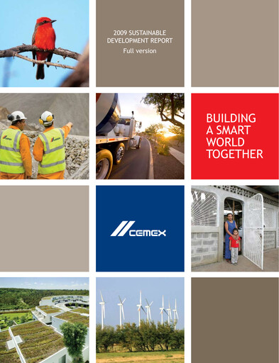 Miniature Cemex Rapport de durabilité 2009