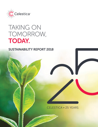 Thumbnail Celestica Sustainability Report 2018