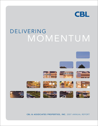 Thumbnail CBL Properties
 Annual Report 2007
