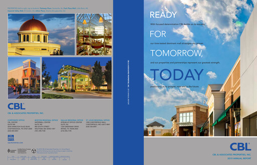 Thumbnail CBL Properties
 Annual Report 2010