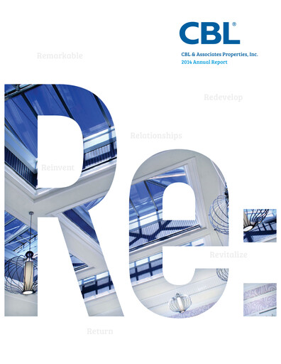 Thumbnail CBL Properties
 Annual Report 2014