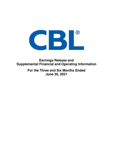 Thumbnail CBL Properties
 Quarterly Report 2021-q2