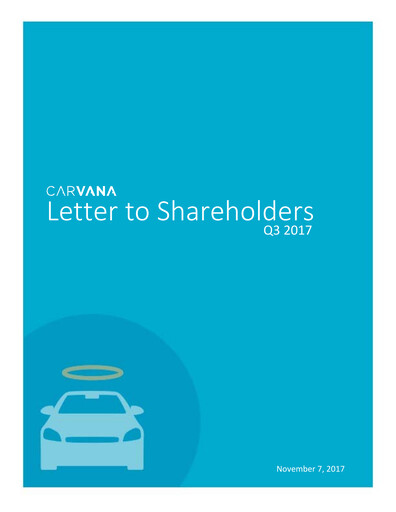 Thumbnail Carvana Quarterly Report 2017-q3
