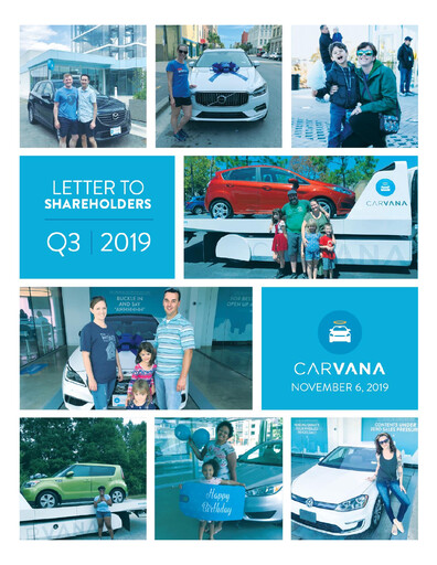 Thumbnail Carvana Quarterly Report 2019-q3