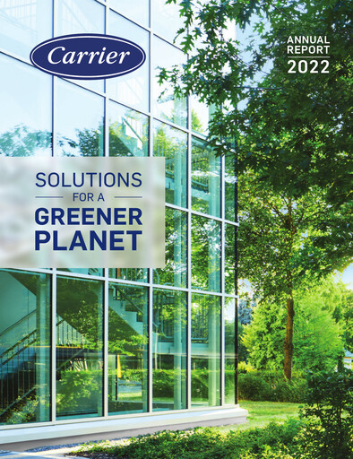 Thumbnail Carrier Global Annual Report 2022
