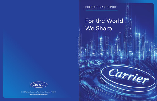 Thumbnail Carrier Global Annual Report 2025