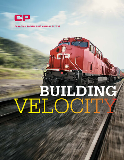 Thumbnail CPKC (Canadian Pacific Kansas City) Annual Report 2013
