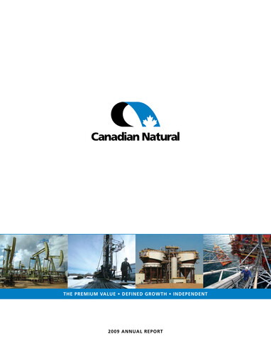 Thumbnail Canadian Natural Resources Annual Report 2009