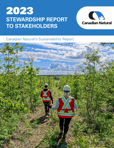 Thumbnail Canadian Natural Resources Sustainability Report 2023