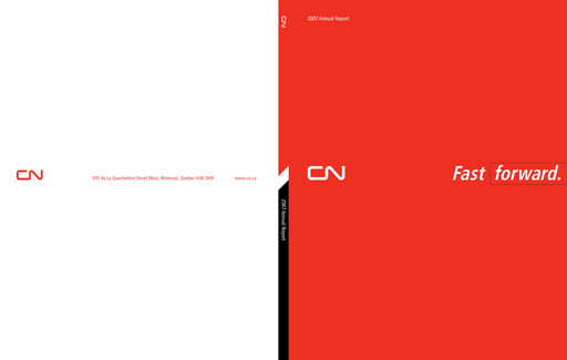 Thumbnail Canadian National Railway Annual Report 2007
